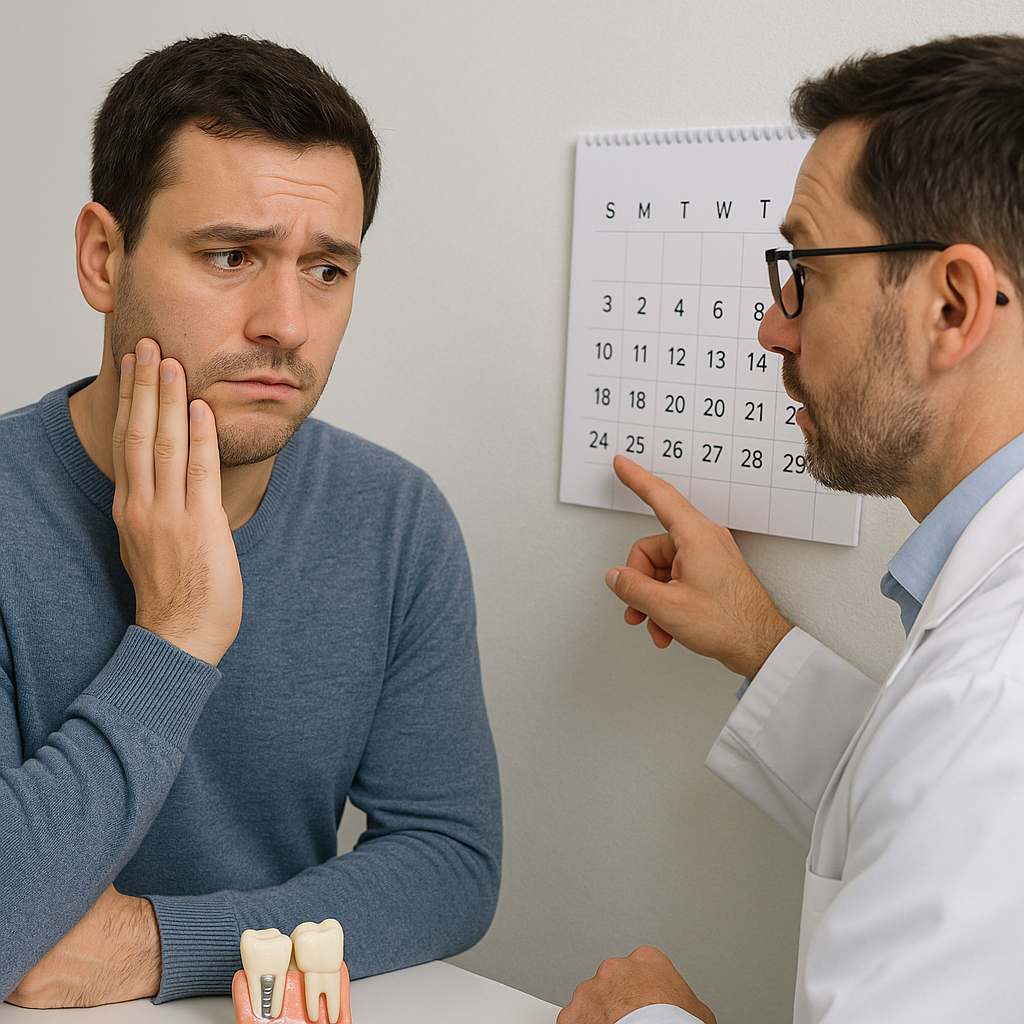 How Long Do You Have to Wait Before Placing the Crown on a Dental Implant?